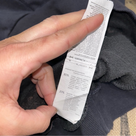 House Brand Bears Faces Perfect Spirit Dark Grey Hoodie Sweater Size M - Picture 8 of 13